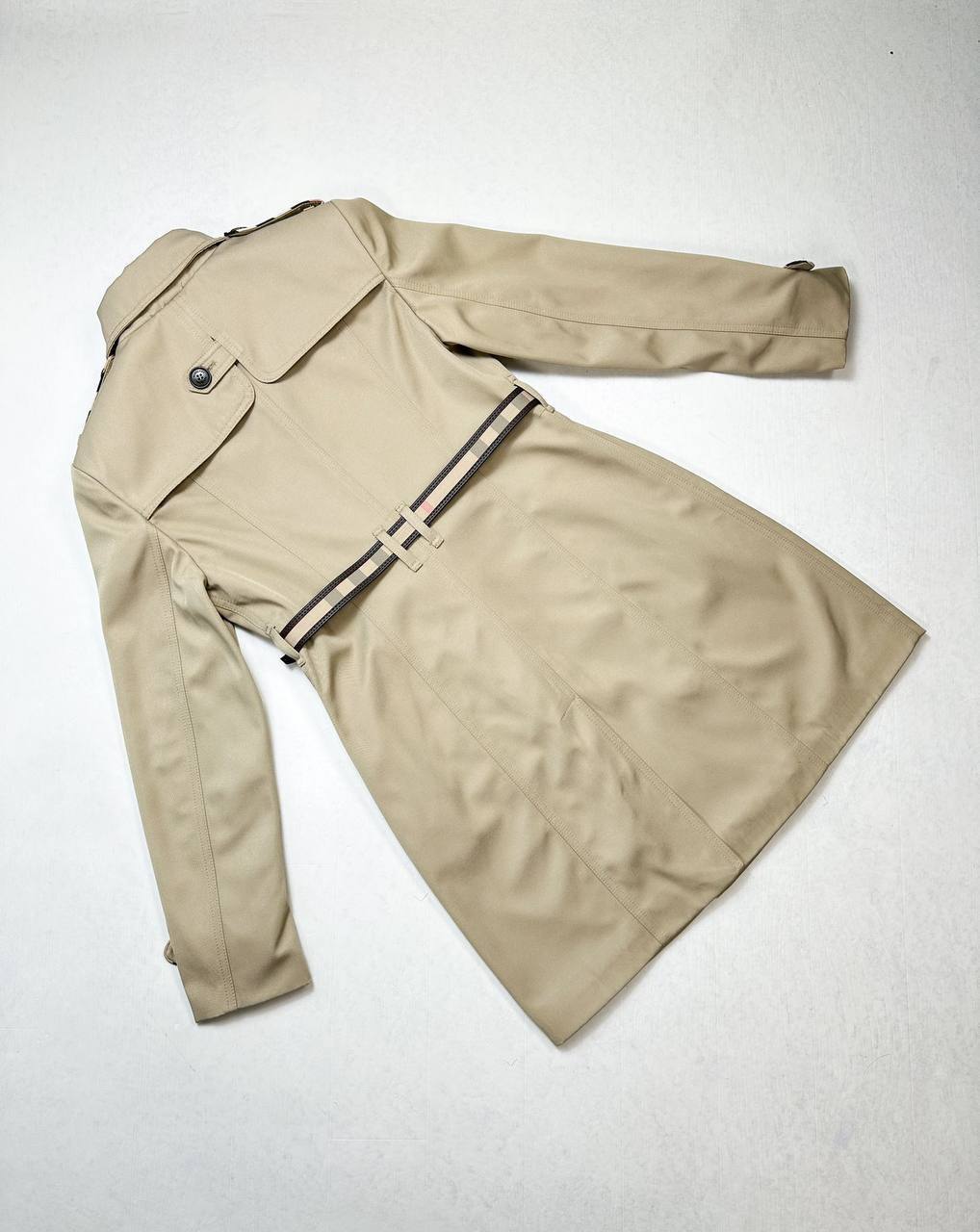 Burberry Brit Trench Coat Nova Check Belted Womens in 2 Colors Best Sale UK Reps AAA Quality