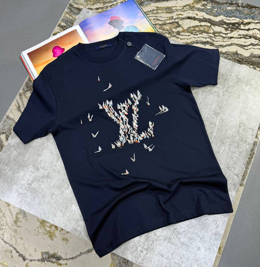 Louis Vuitton LV Early Autumn Series Motif T-Shirts Mens in Multiple UK Reps AAA Quality