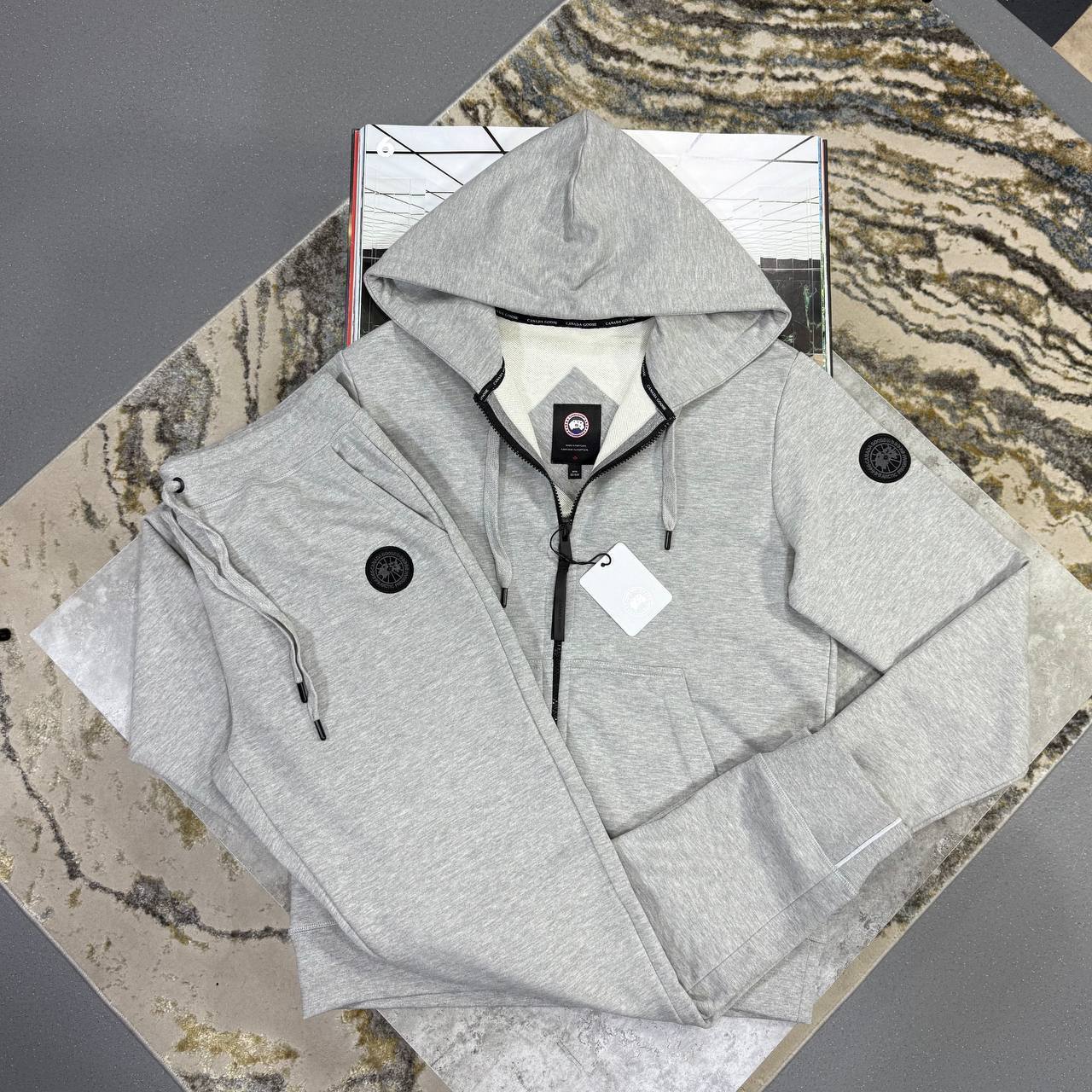 Canada Goose Huron Full Zip Hoodie Black Label Tracksuits in Multiple Colors Mens UK Replica AAA Quality