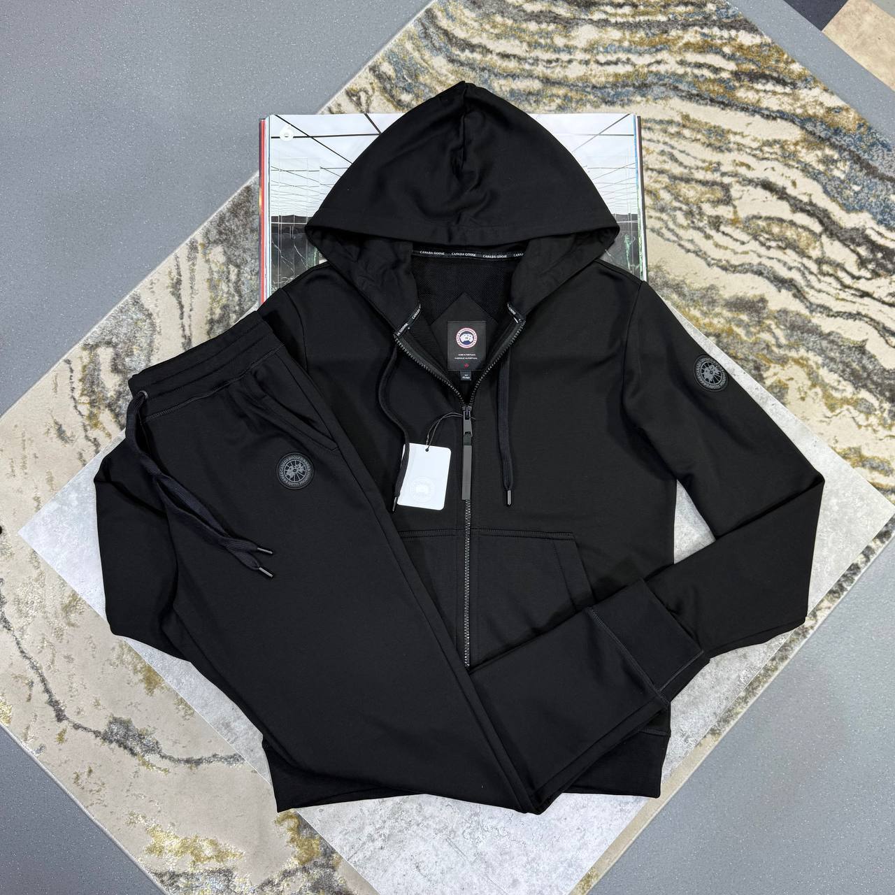 Canada Goose Huron Full Zip Hoodie Black Label Tracksuits in Multiple Colors Mens UK Replica AAA Quality