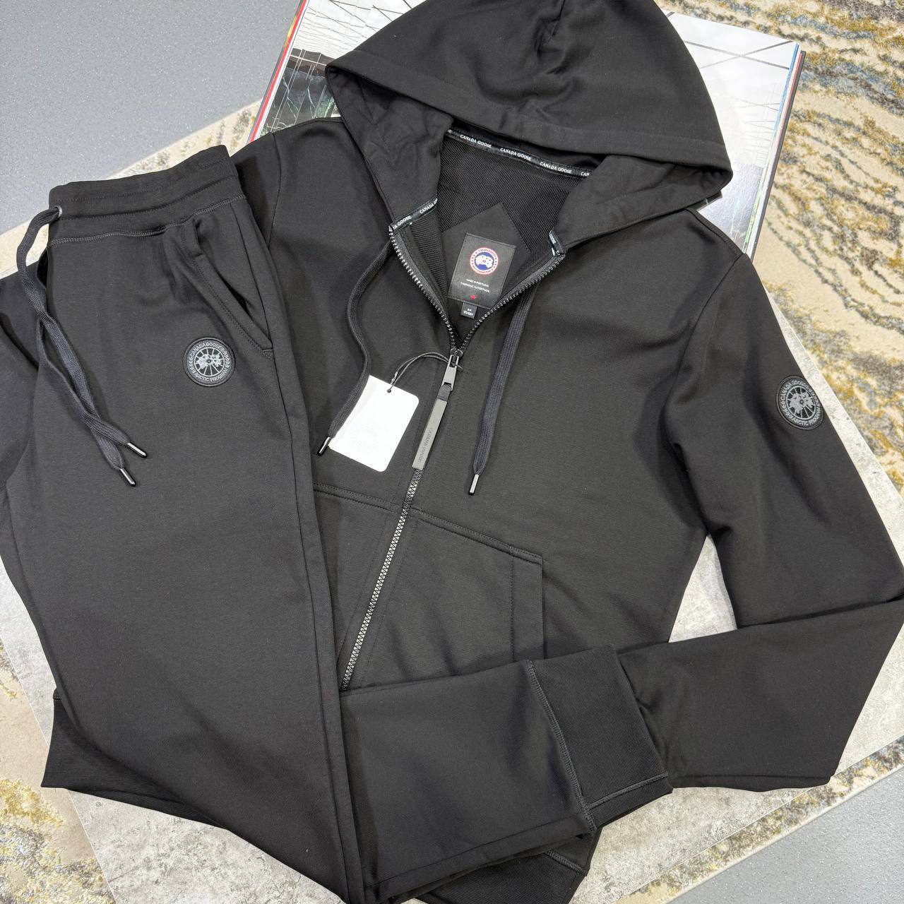 Canada Goose Huron Full Zip Hoodie Black Label Tracksuits in Multiple Colors Mens UK Replica AAA Quality