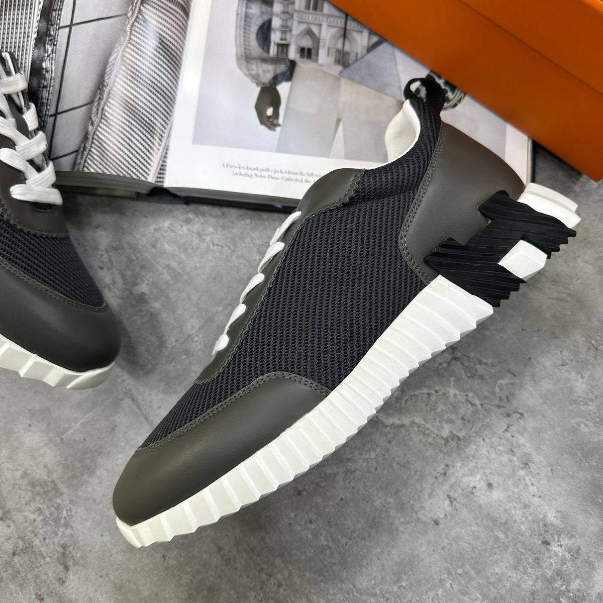 Hermes Bouncing Goatskin Sneakers Men's Best Sale UK Reps Superclone Quality