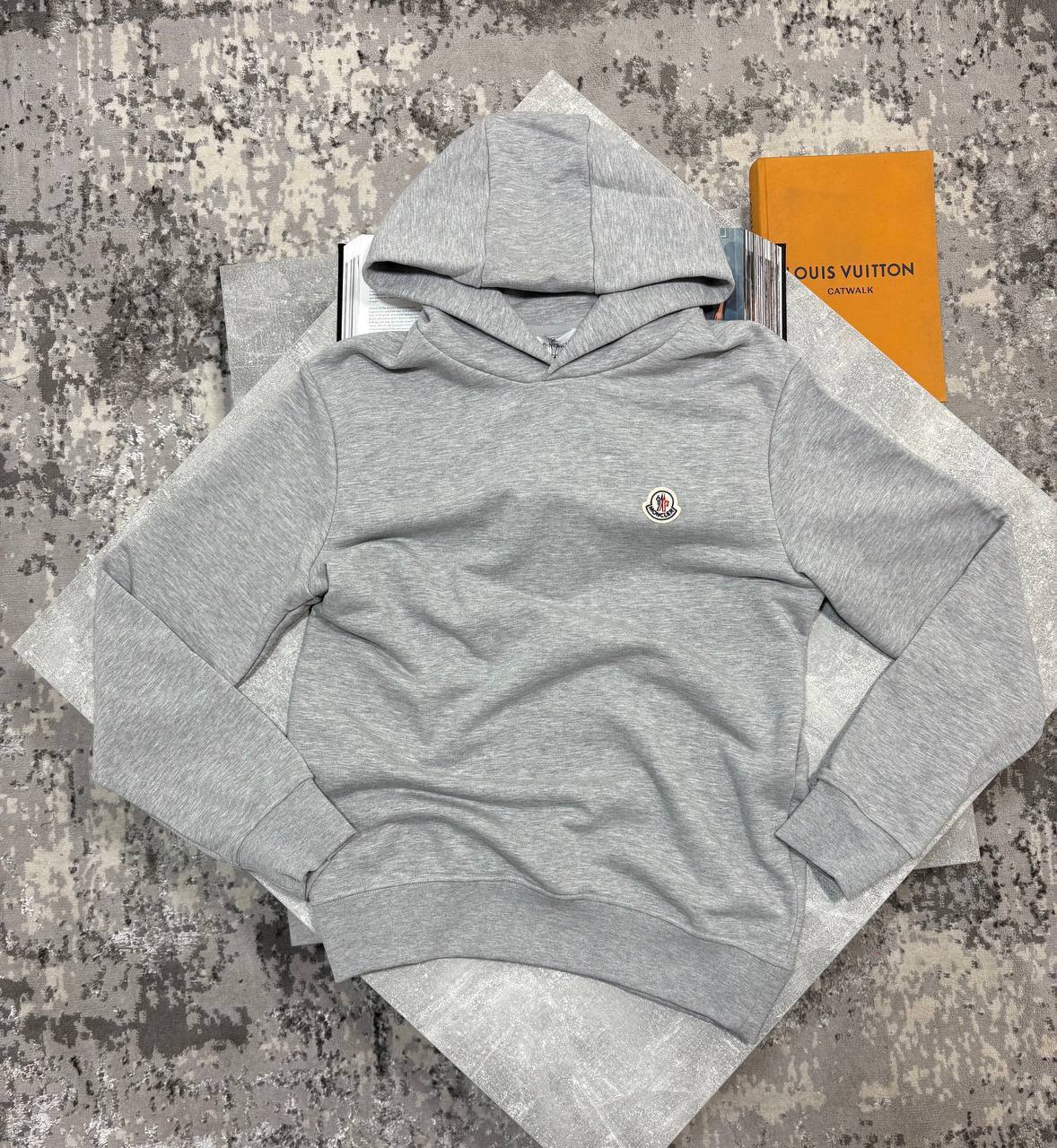 Moncler Black Logo Patch Cotton Hoodies in Multiple Colors Mens UK Reps AAA Quality