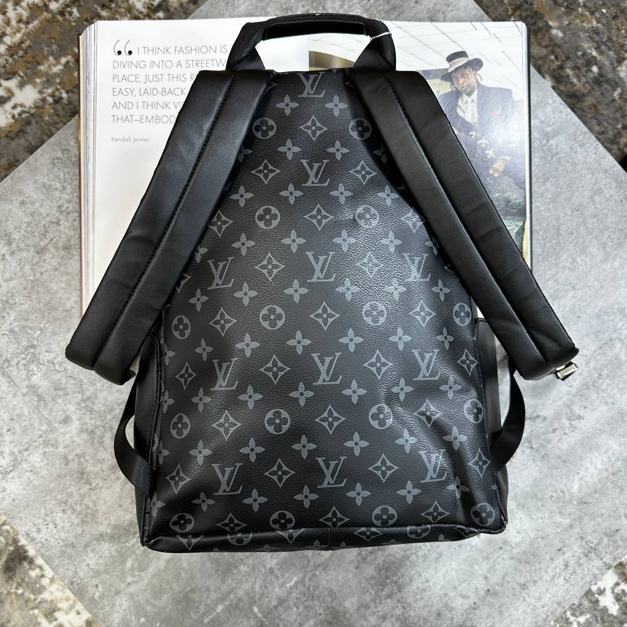 Louis Vuitton Discovery Backpack PM Monogram Eclipse Mens in Black Color UK Reps AAA Quality