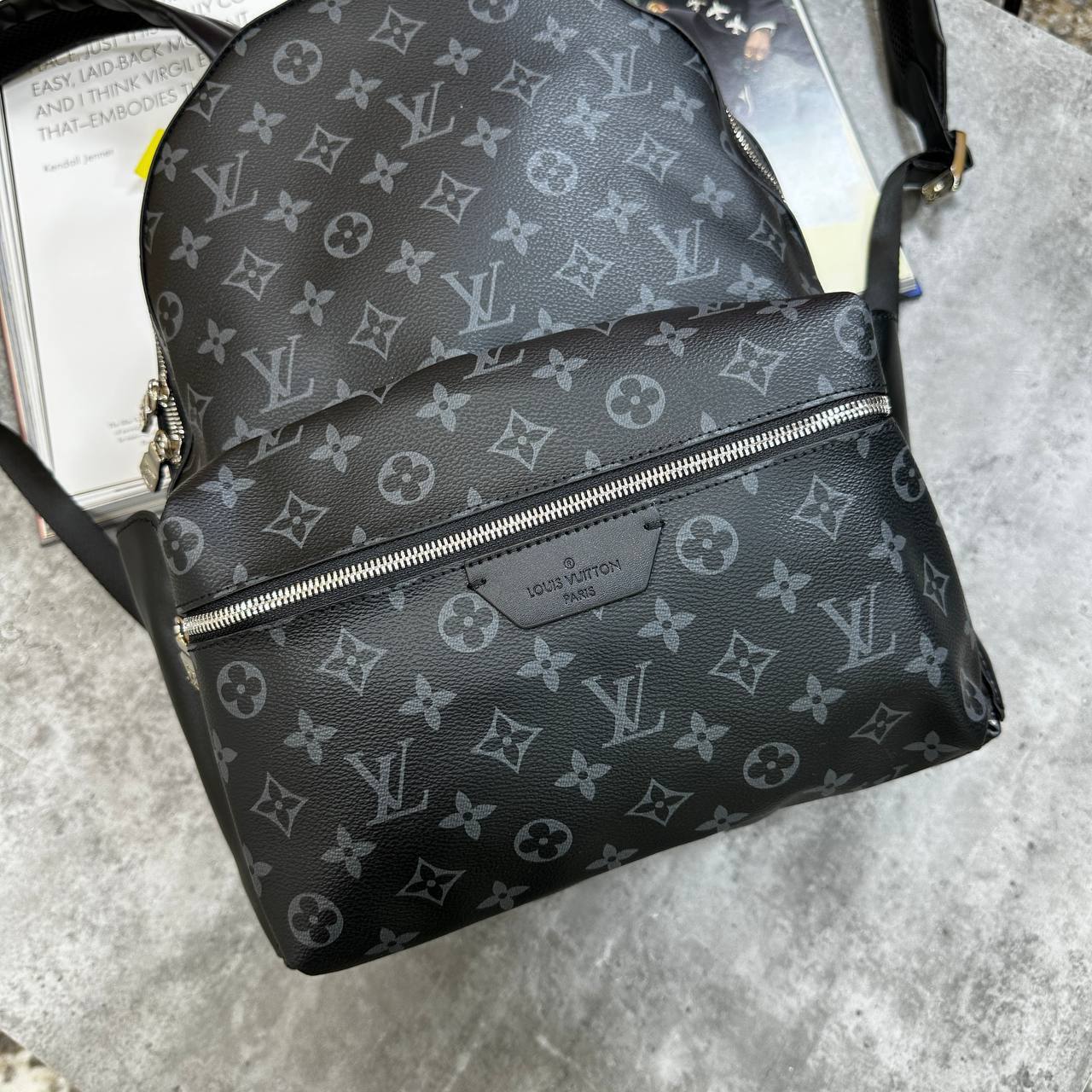 Louis Vuitton Discovery Backpack PM Monogram Eclipse Mens in Black Color UK Reps AAA Quality