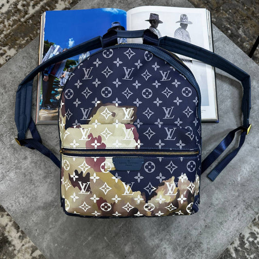 Louis Vuitton Discovery Backpack PM Monogram Eclipse Mens in Blue Color UK Reps AAA Quality