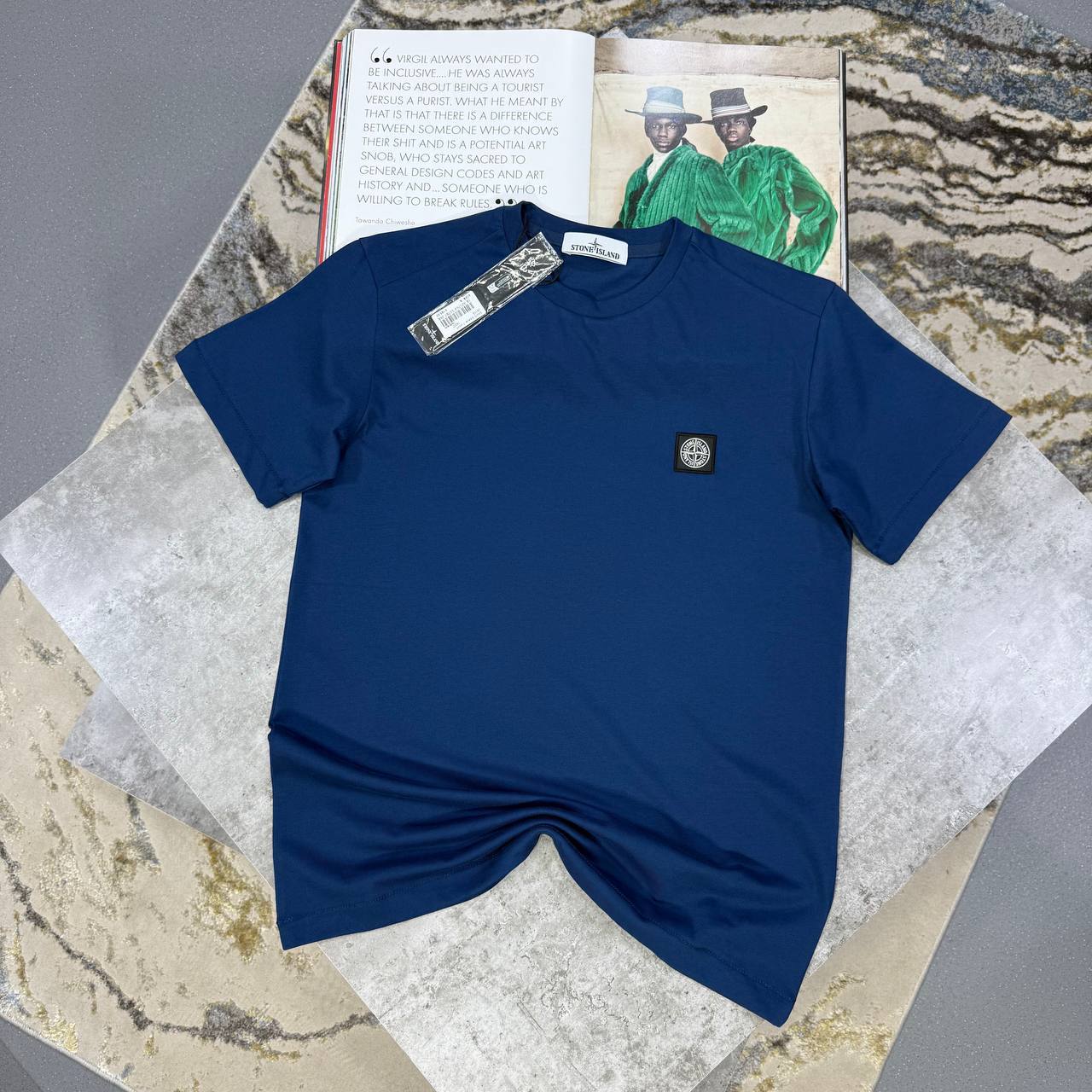 Stone Island Logo-Patch Crew-Neck T-Shirts Mens in Multiple Colors Best Sale UK Reps AAA Quality