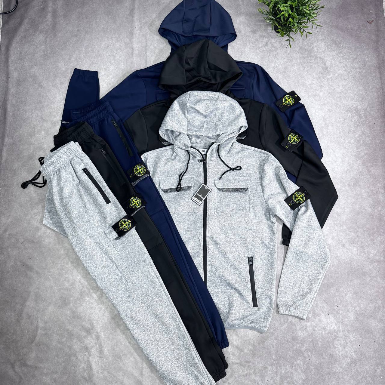 Stone Island Softshell Primaloft Hooded Tracksuit Mens in Multiple Colors Best Sale UK Reps AAA Quality