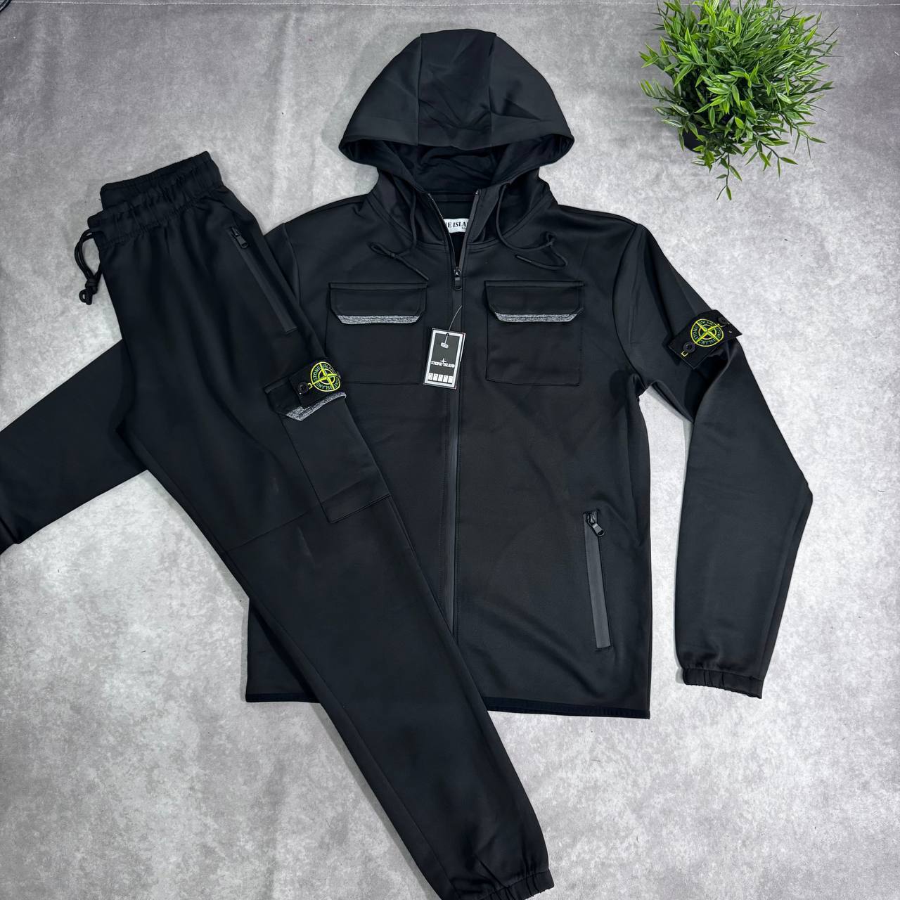 Stone Island Softshell Primaloft Hooded Tracksuit Mens in Multiple Colors Best Sale UK Reps AAA Quality