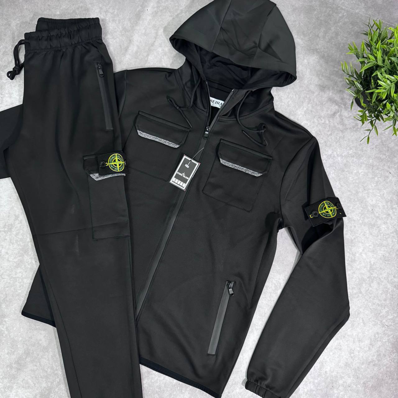 Stone Island Softshell Primaloft Hooded Tracksuit Mens in Multiple Colors Best Sale UK Reps AAA Quality