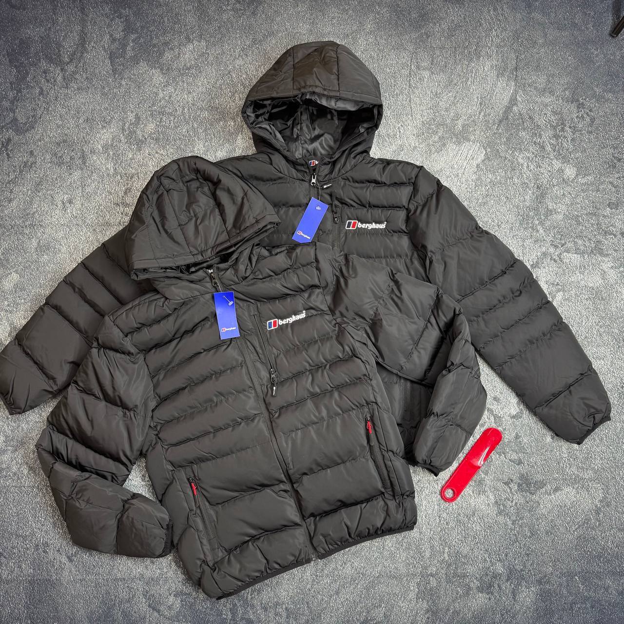 Berghaus Tech V2 Baffle Jackets Mens in Black Best Sale UK Reps AAA Quality