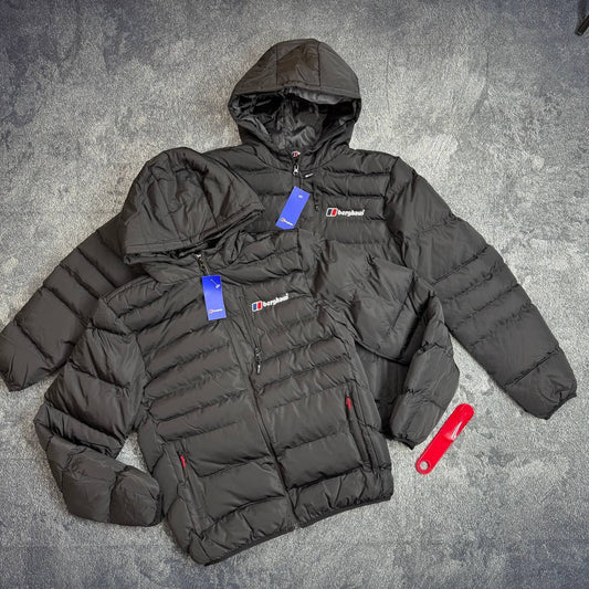 Berghaus Tech V2 Baffle Jackets Mens in Black Best Sale UK Reps AAA Quality