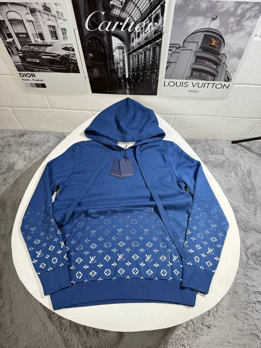 Louis Vuitton Gradient Cotton Hoodie Mens in Multiple Colors Best Sale UK Reps AAA Quality