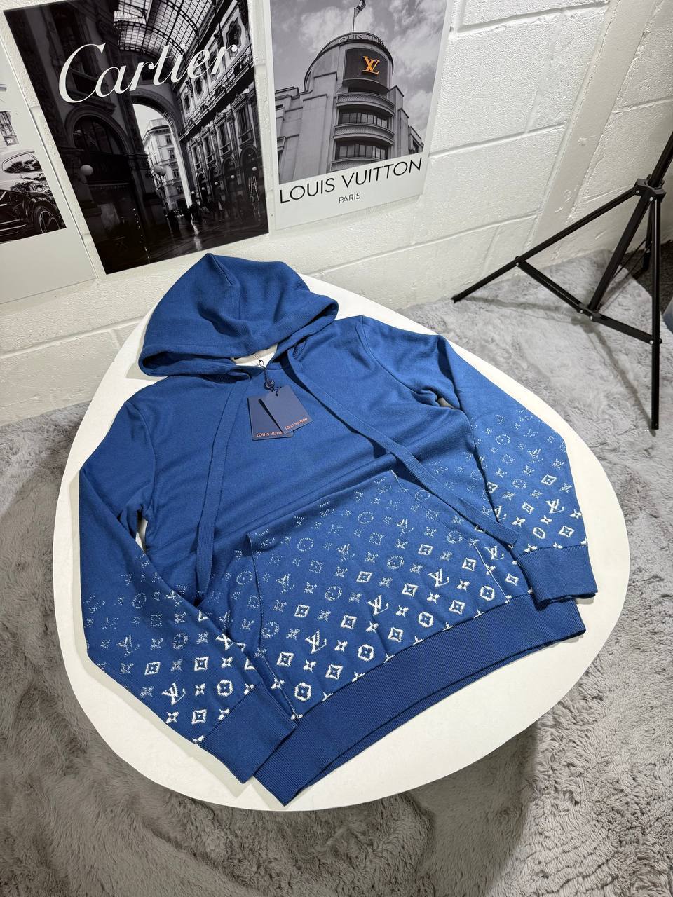 Louis Vuitton Gradient Cotton Hoodie Mens in Multiple Colors Best Sale UK Reps AAA Quality