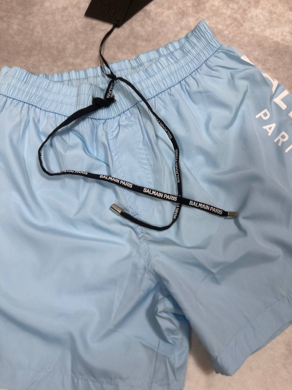 Balmain Logo Printed Swim Shorts Mens in Multiple Colors Best Sale UK Reps AAA Quality