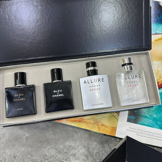 Chanel 4-in-1 Miniature Perfume Giftset Mens UK Reps Superclone Quality