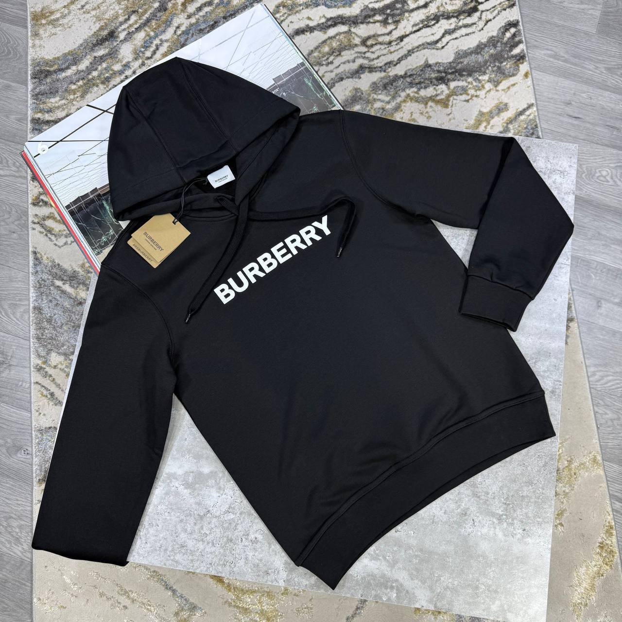 Burberry Logo-Print Hoodie Mens in Multiple Colors Best Sale UK Reps AAA Quality