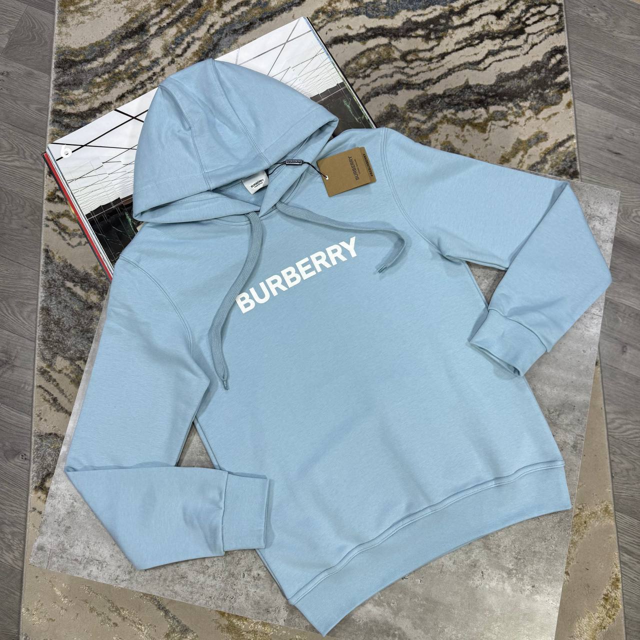 Burberry Logo-Print Hoodie Mens in Multiple Colors Best Sale UK Reps AAA Quality