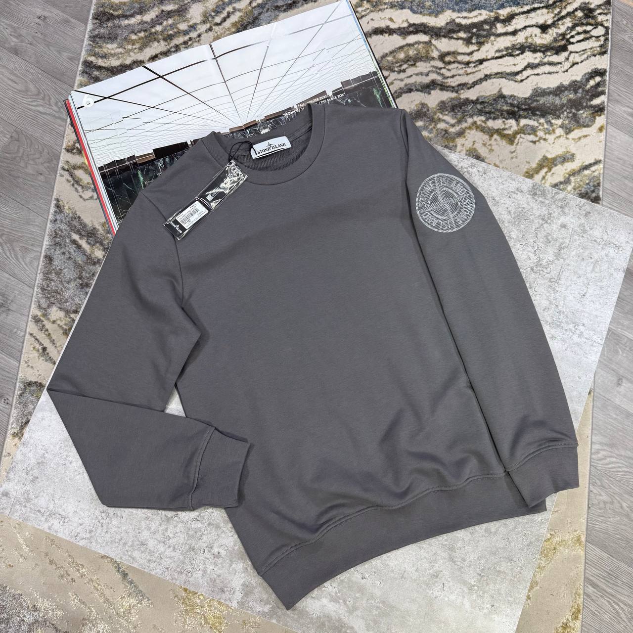 Stone Island Crew Neck Sweatshirts Mens in Multiple Colors Best Sale UK Reps AAA Quality