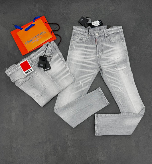 Dsquared2 Cool Guy Skinny-Leg Jeans Mens in Grey Color Multiple Waist Sizes Best Sale UK Reps AAA Quality