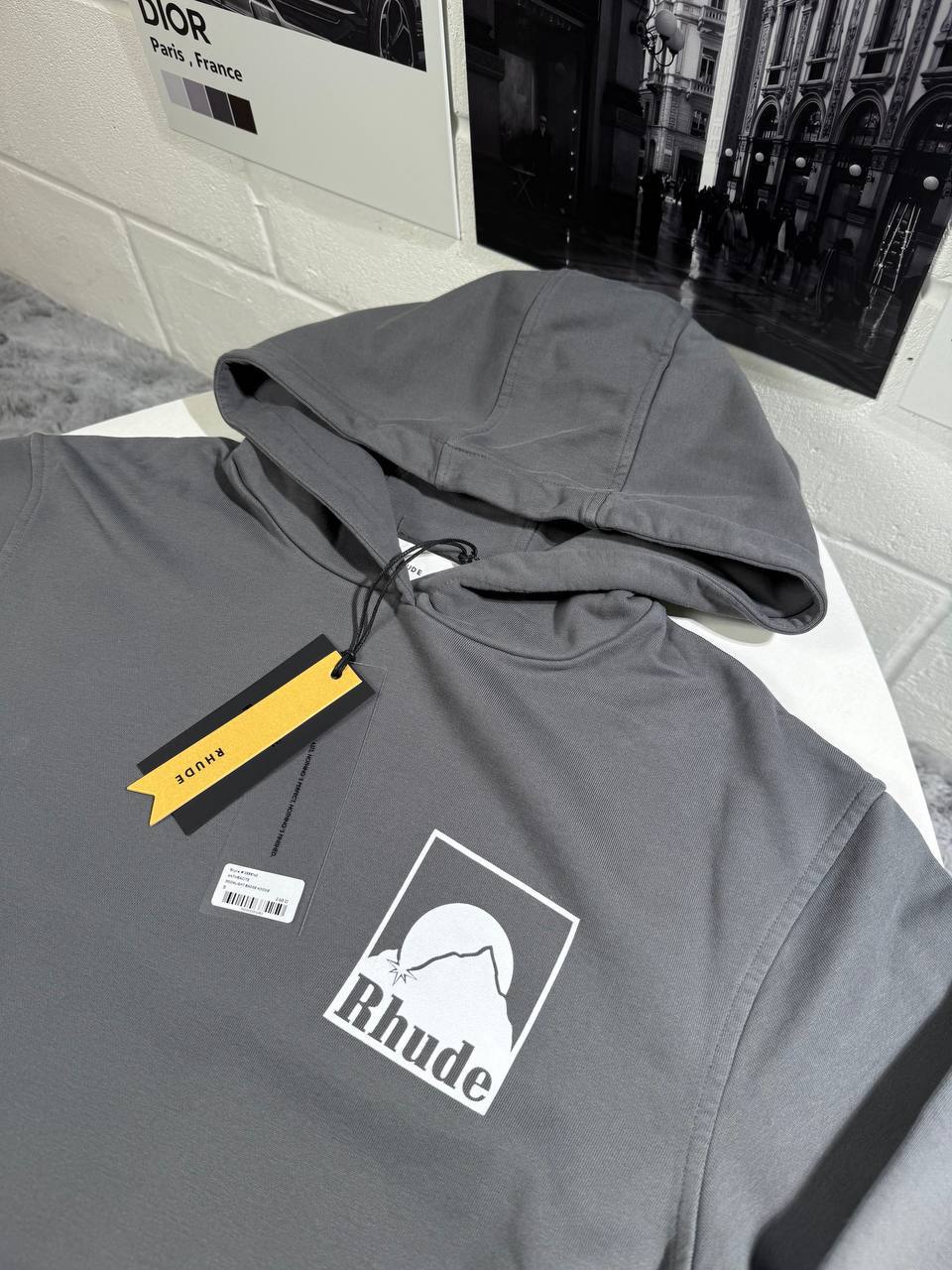 Rhude Moonlight Badge Hoodie Mens in Multiple Colors Best Sale UK Reps AAA Quality