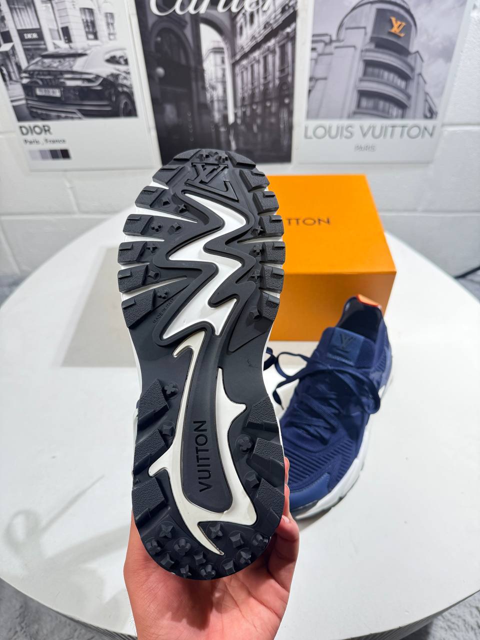 Louis Vuitton LV Runner Tatic Trainers Mens in Blue Color Best Sale UK Reps AAA Quality