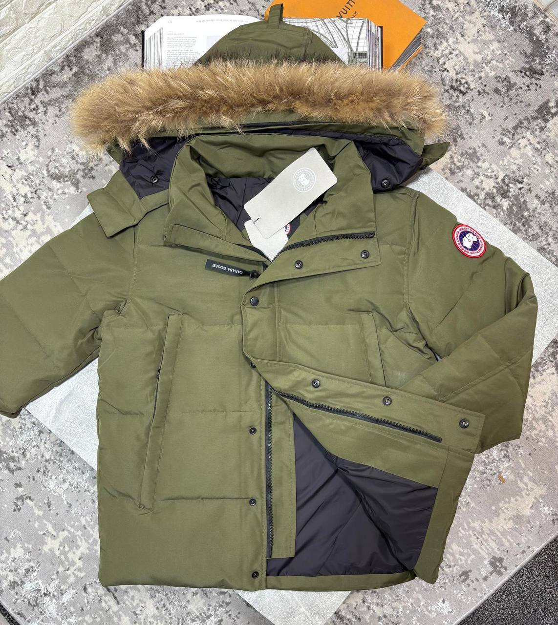 Canada Goose Military Parka Wyndham Jackets Mens in Multiple Colors Best Sale UK Reps AAA Quality