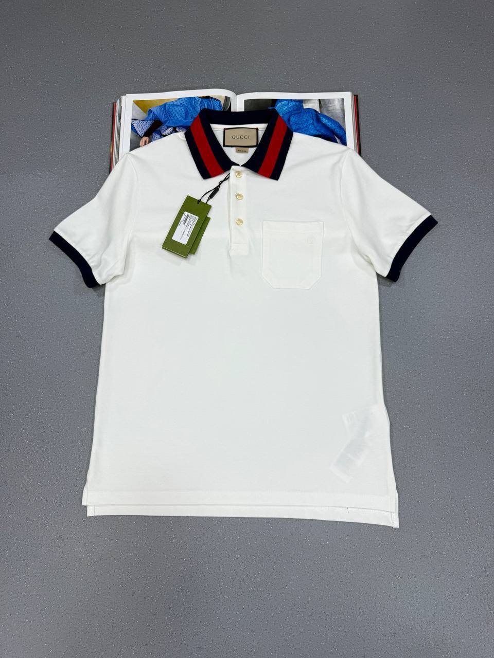 Gucci Classic Striped-Collar Piquet Polo Shirts Mens in Multiple Colors Best Sale UK Reps AAA Quality