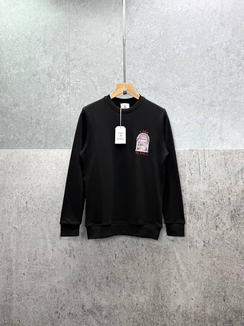 Casablanca Le Passage Printed Jumpers in 2 Colors Mens UK Reps AAA Quality