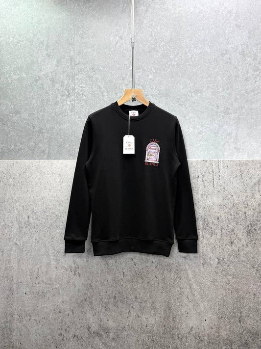 Casablanca Le Passage Printed Jumpers in White Color Mens UK Reps AAA Quality