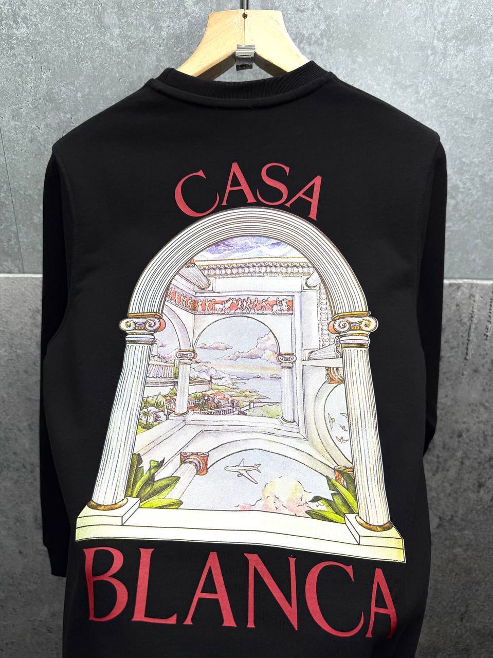 Casablanca Le Passage Printed Jumpers in 2 Colors Mens UK Reps AAA Quality