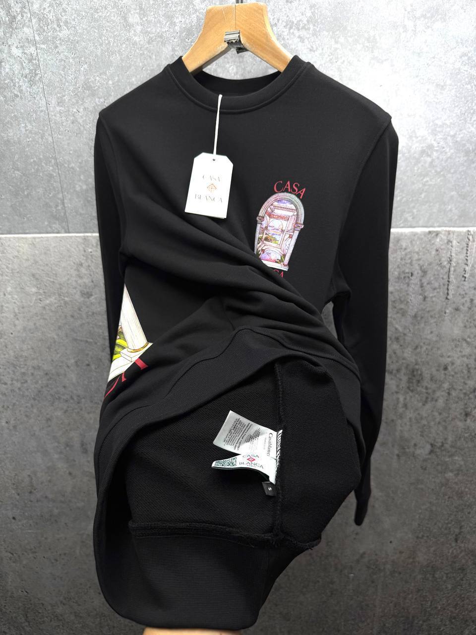 Casablanca Le Passage Printed Jumpers in 2 Colors Mens UK Reps AAA Quality