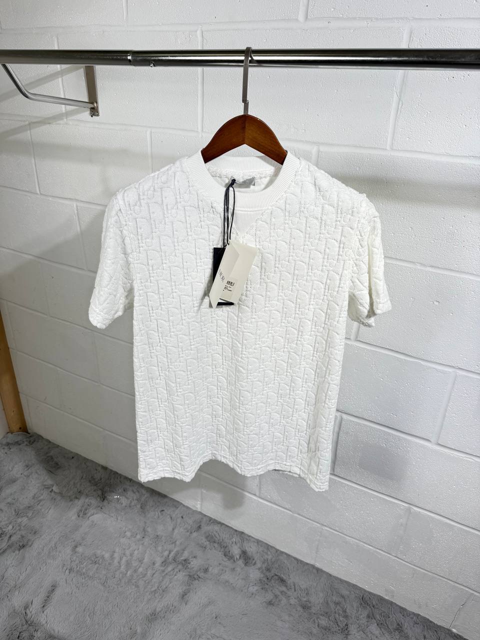 Christian Dior Towel Oblique Relaxed-Fit Terry T Shirts Mens in Multiple Colors Best Sale UK Reps AAA Quality