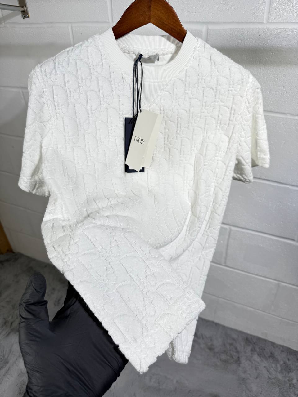 Christian Dior Towel Oblique Relaxed-Fit Terry T Shirts Mens in Multiple Colors Best Sale UK Reps AAA Quality