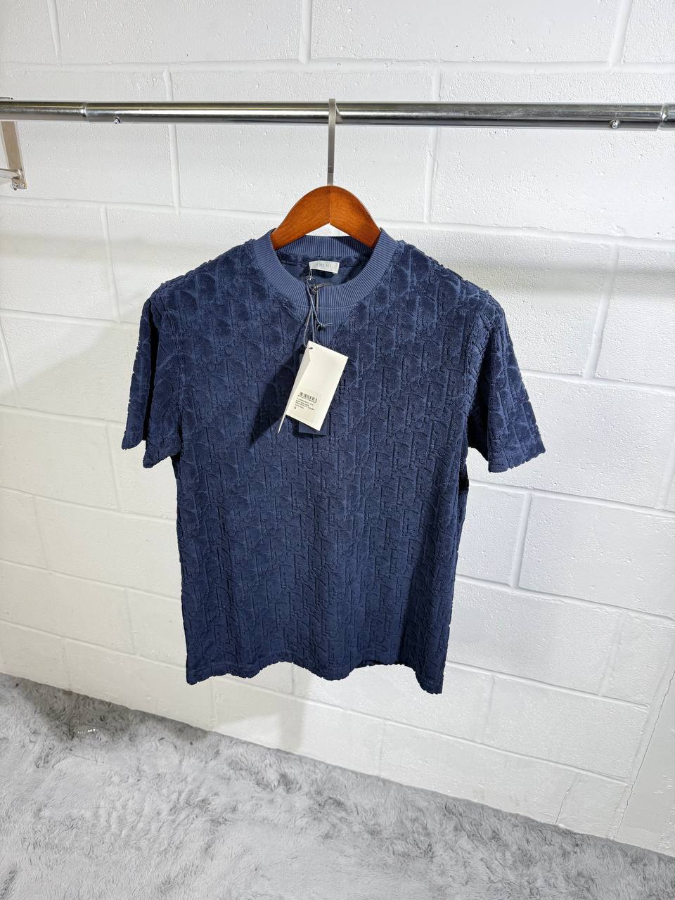 Christian Dior Towel Oblique Relaxed-Fit Terry T Shirts Mens in Multiple Colors Best Sale UK Reps AAA Quality