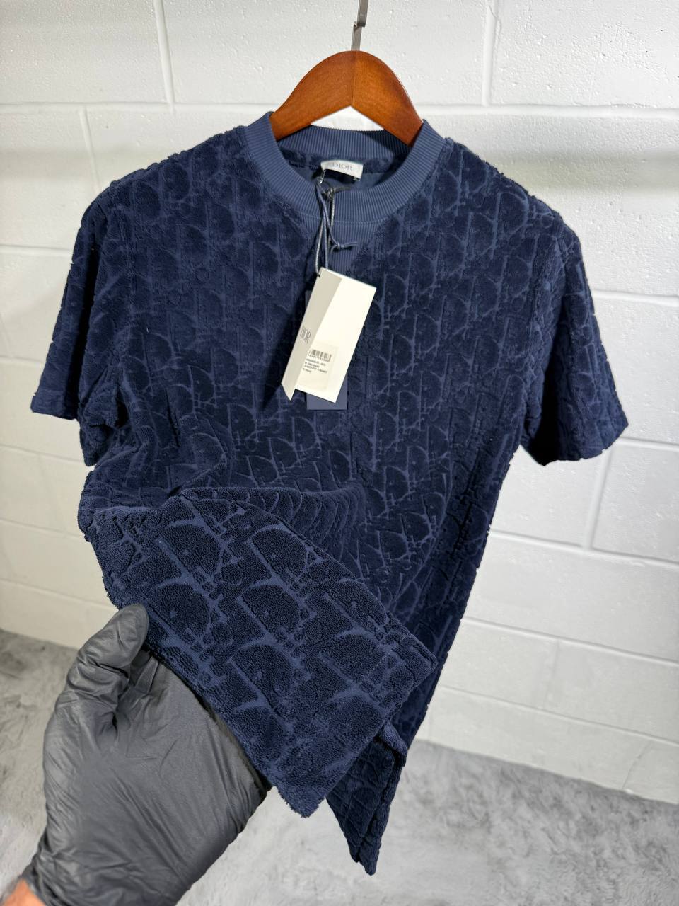 Christian Dior Towel Oblique Relaxed-Fit Terry T Shirts Mens in Multiple Colors Best Sale UK Reps AAA Quality