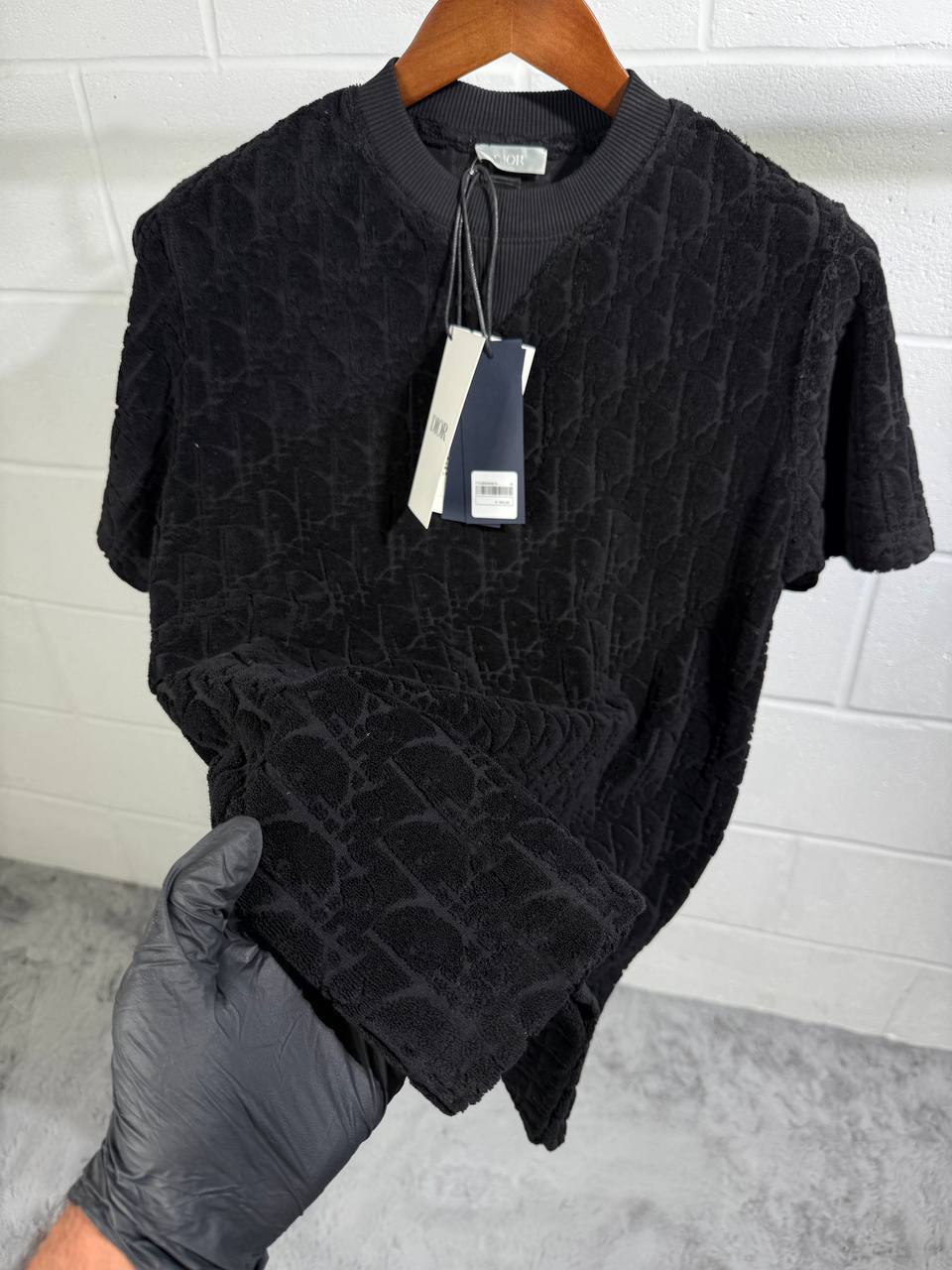 Christian Dior Towel Oblique Relaxed-Fit Terry T Shirts Mens in Multiple Colors Best Sale UK Reps AAA Quality