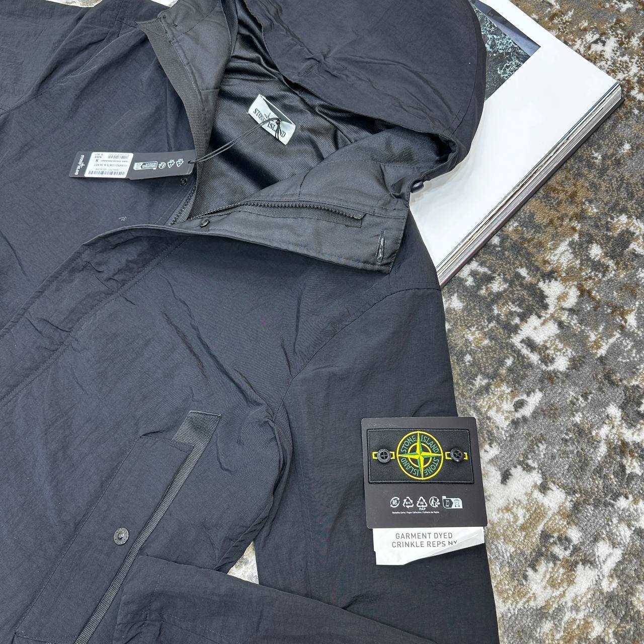 Stone Island Windproof Hooded Jacket With Anti-Drip Mens in Multiple Colors Best Sale UK Reps AAA Quality