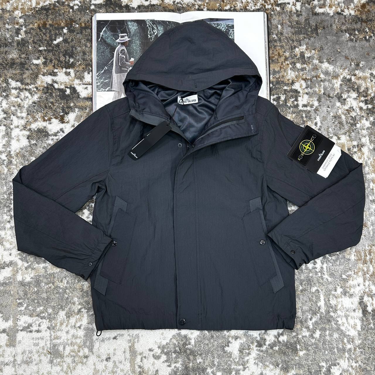 Stone Island Windproof Hooded Jacket With Anti-Drip Mens in Multiple Colors Best Sale UK Reps AAA Quality
