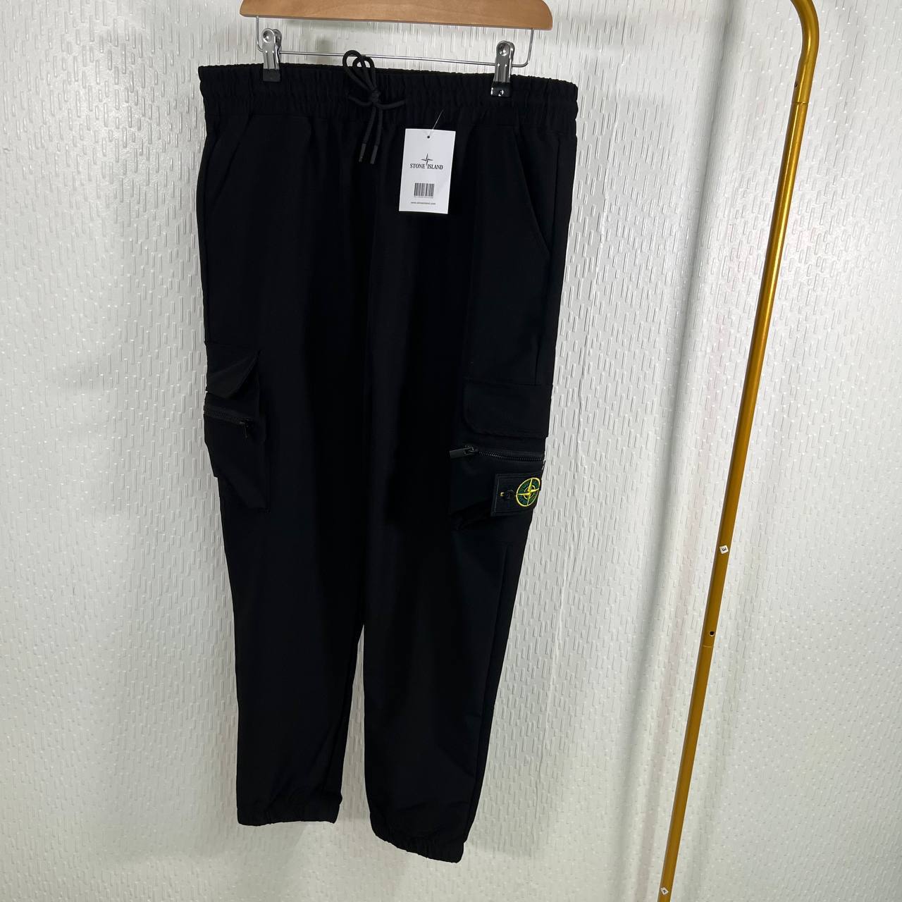 Stone Island Regular-Tapered-Fit Cargo with Zip Pockets Cargo Pants Mens in 2 Colors Best Sale UK Reps AAA Quality