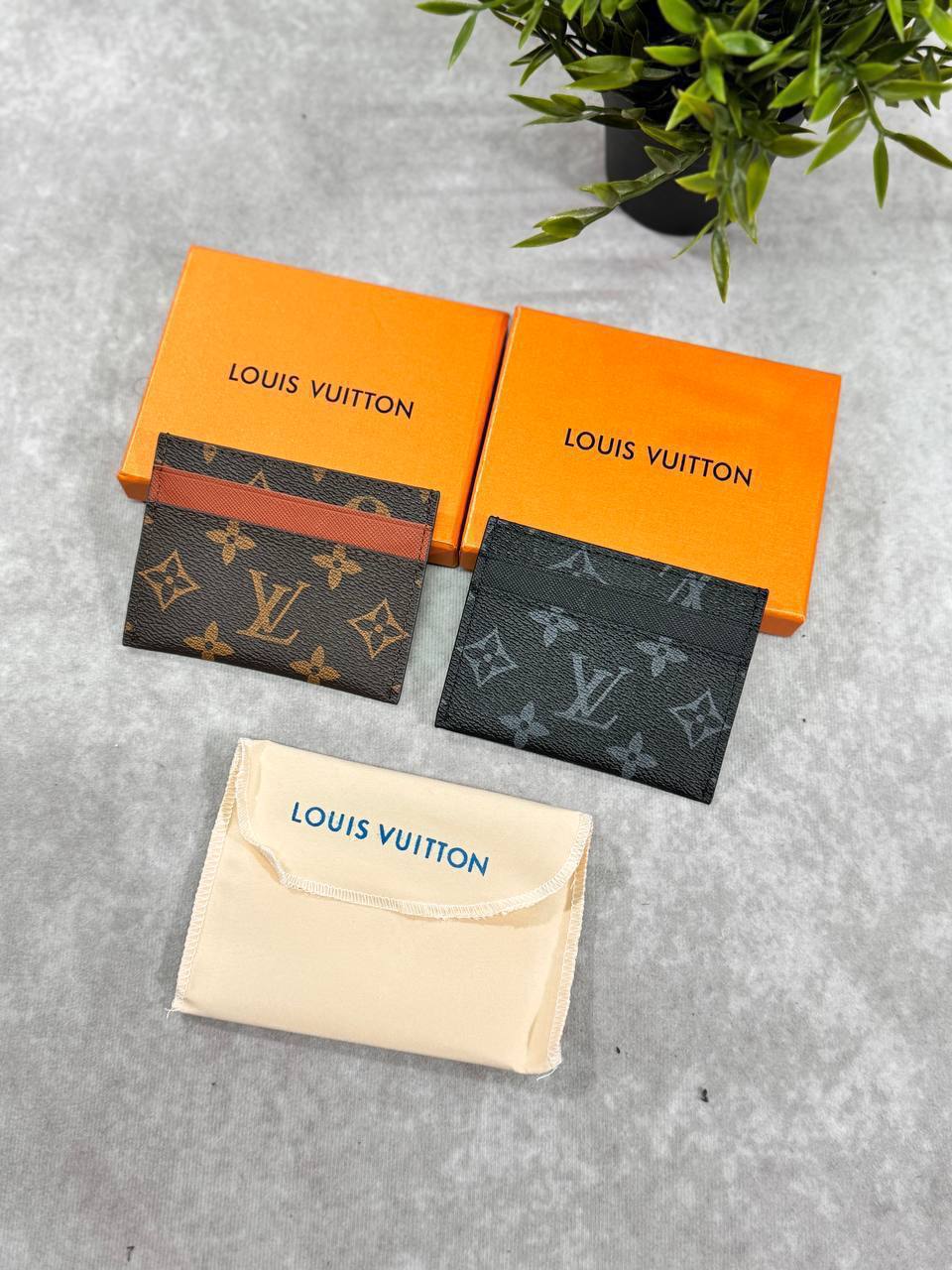 Louis Vuitton Monogram Eclipse Canvas Card Holder Mens in 2 Color Best Sale UK Reps AAA Quality