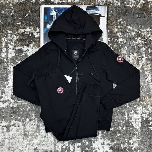 Canada Goose Huron Full Zip Logo Tracksuit Mens in Multiple Colors Best Sale UK Reps AAA Quality