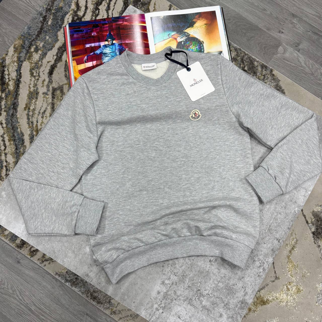 Moncler Logo Patch Cotton Sweatshirts Mens in Multiple Colors UK Reps AAA Quality