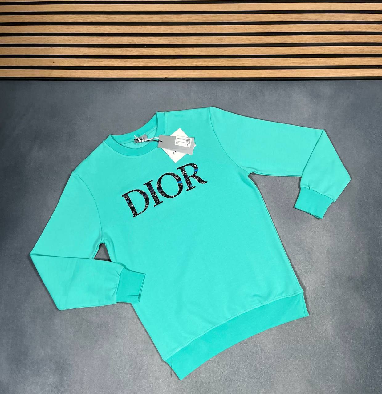 Christian Dior Logo Crew & Scoop Necks Sweatshirt Mens in Multiple Colors Best Sale UK Reps AAA Quality