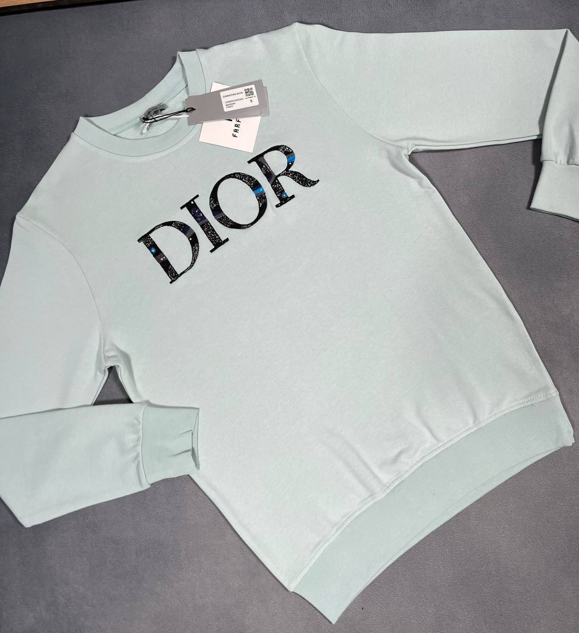 Christian Dior Logo Crew & Scoop Necks Sweatshirt Mens in Multiple Colors Best Sale UK Reps AAA Quality
