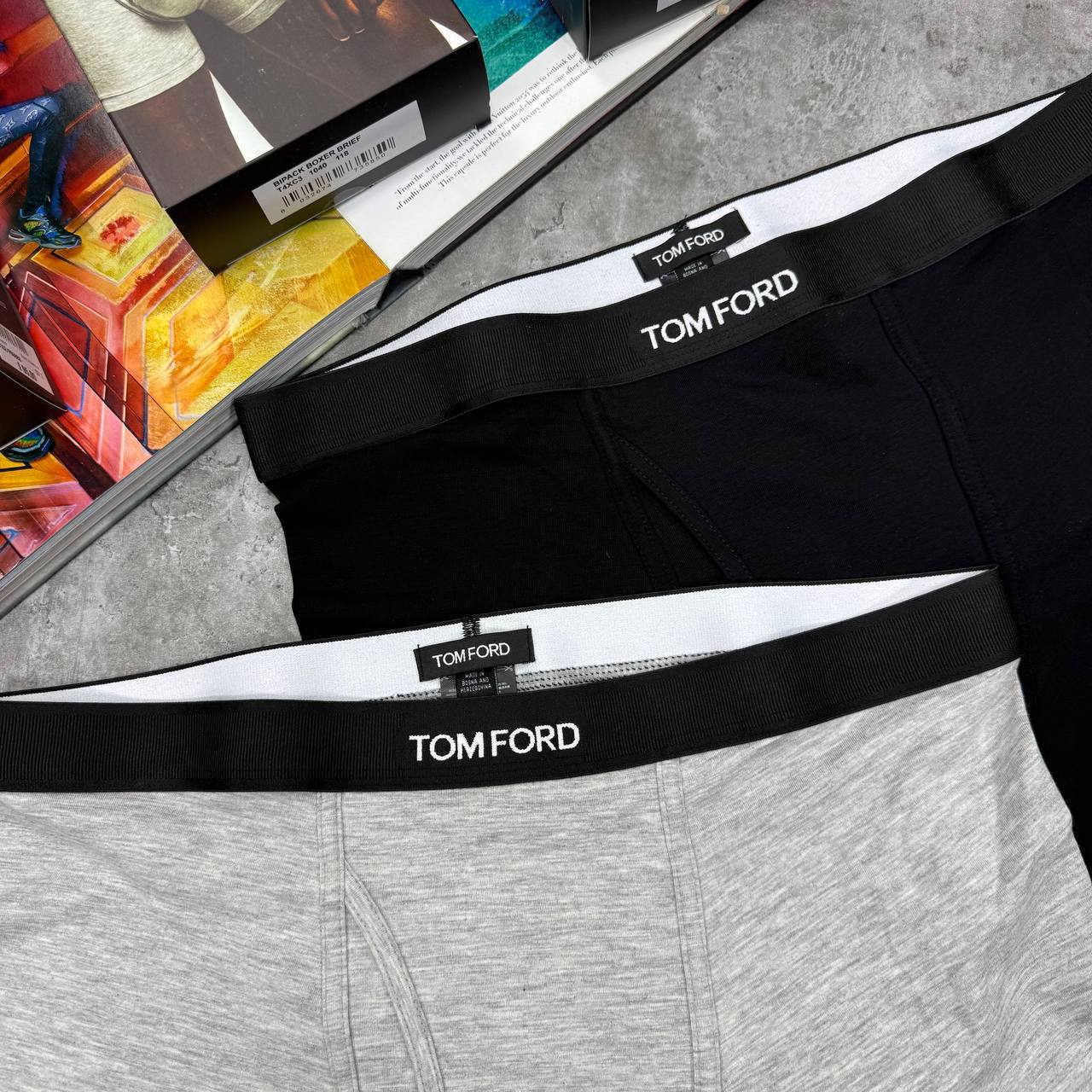 Tom Ford Logo-Waistband Boxer Shorts Mens in 2 Colors Best Sale UK Reps AAA Quality