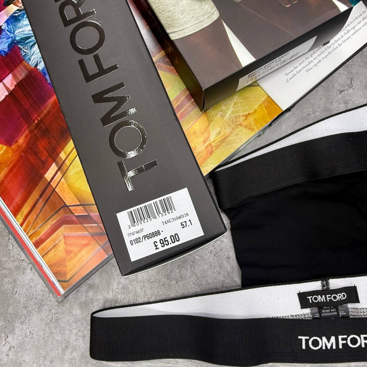 Tom Ford Logo-Waistband Boxer Shorts Mens in 2 Colors Best Sale UK Reps AAA Quality