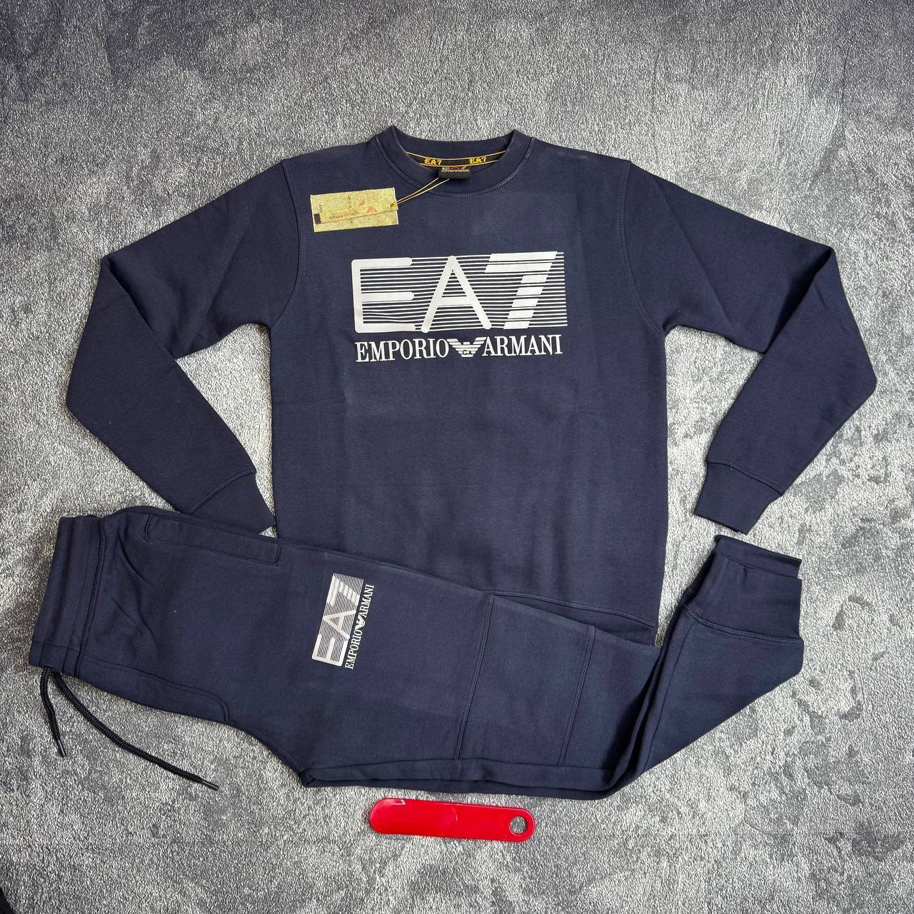 Emporio Armani EA7 Logo Tracksuit Mens in Multiple Colors Best Sale UK Reps AAA Quality