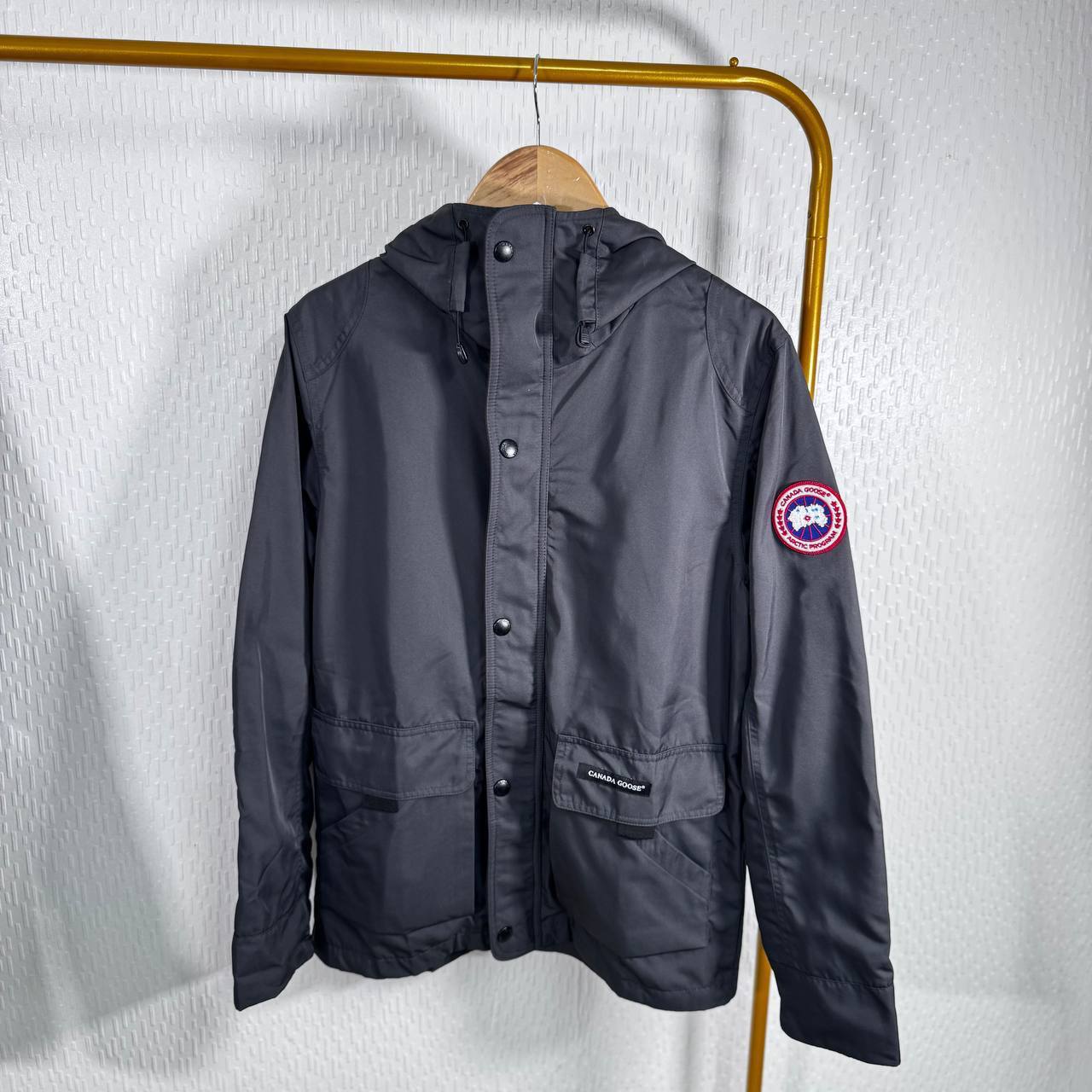 Canada Goose Lockeport Hooded Jacket Mens in Multiple Colors Best Sale UK Reps AAA Quality