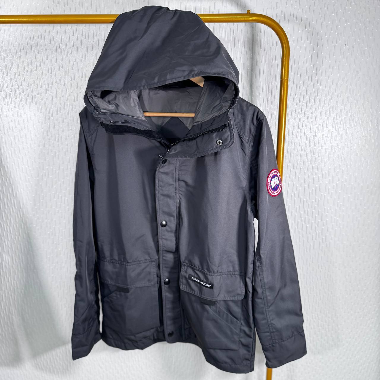 Canada Goose Lockeport Hooded Jacket Mens in Multiple Colors Best Sale UK Reps AAA Quality